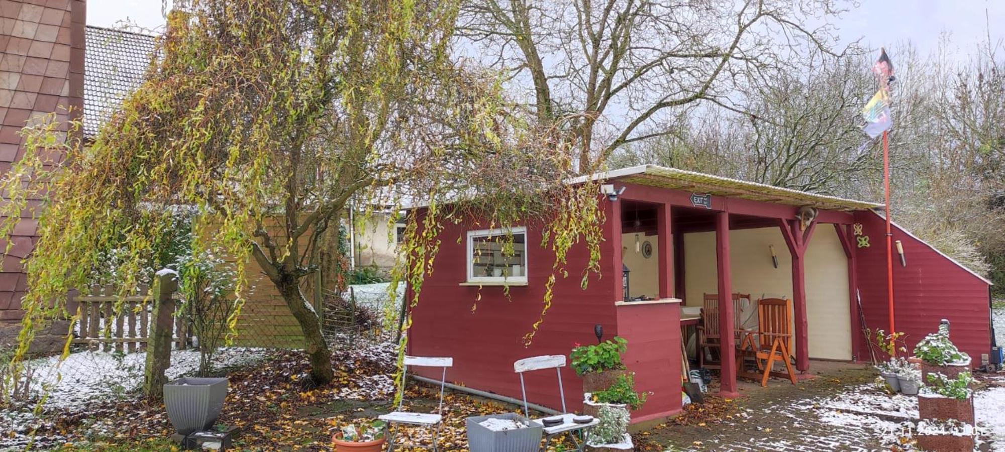 Ferienwohnung Fachwerkhaus In Deensen - Solling-Vogler-Naturschutzgebiet Exterior foto